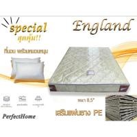 ราคา Perfect ที่นอนสปริงคุณภาพ ระบบสปริงเเบบ Super Bonnel Spring หนา 8.5 นิ้ว รุ่น England สีขาว (18087338881)