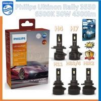 ราคา Philips หลอดไฟหน้ารถยนต์ Ultinon Rally 3550 LED 50W 9000lm H4 H7 H11 HB3/4 HIR2 แถม Philips LED T10 (15298194963)