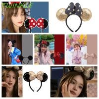 ราคา TWINKLE1 Minnie Mouse Headwear, การ์ตูนผม Hoop Mickey หูแถบคาดศีรษะ, Hairband เลื่อมอุปกรณ์เสริมผม Performance Props ฮาโลวีน Party (47602446218)