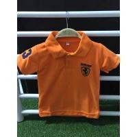 ราคา เสื้อโปโลเด็ก อายุ 1-5 ขวบ สีส้ม (ลายเฟอรารี่) (21850931376)