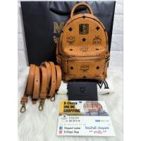 ราคา ผ่อนชำระผ่านบัตรเครดิต✅MCM เป้x-mini สภาพ like New เทียบใหม่ 95+ (22857715153)