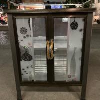 ราคา ตู้กับข้าวจิ๋ว สีชามีชั้นคว่ำจาน (มีให้เลือกทุกลายจ้า) (4600398579)