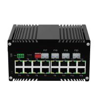 ราคา ยี่ห้อใหม่ Industrial L2+ 16-Port 10/100/1000T 802.3at PoE + 4-Port 1000X SFP Managed Ethernet Switch (46001070189)