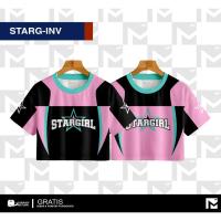 ราคา MTSHIRT_ เสื้อครอปเบสบอลสาวดาวผู้ใหญ่แขนสั้น || ชุดกีฬาเสื้อครอปสตรีพร้อมการพิมพ์เต็มรูปแบบ (51150859133)