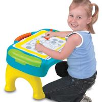 ราคา Crayola Sit N Draw Travel Table includes Magnetic Doodle and Chalkboard Surfaces กระดานเขียนลบได้ มี 2 ด้าน **มือสอง** (22361221868)