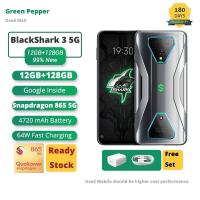 ราคา Blackshark 3 12GB+128GB Gaming Smart Mobile มือสอง Black Shark ใหม่ 95% (27721459943)