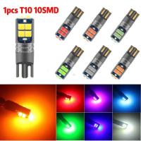 ราคา 1x T10 W5W LED Canbus 12V 24V หลอดไฟ LED 10SMD 194 168 Auto รถภายในแผ่นไฟโดมอ่านโคมไฟ Clearance Light (28525971744)