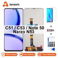 ราคา จอแสดงผลต้นฉบับสําหรับ OPPO Realme C51 C53 หมายเหตุ 50 Narzo N53 RMX3830 LCD หน้าจอสัมผัส Digitizer Assembly (28683035426)