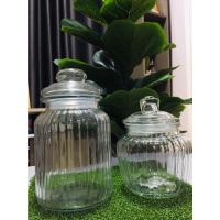 ราคา ค่าส่งถูก ส่งไว ขวดโหลใหญ่ฝาสูญญากาศ โหลเหล้า โถสูญญากาศ โถใส่ขนม โถใส่แยมเครป ขนาด 600 ml.และ 1000ml (5316704929)