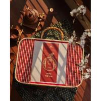 ราคา Tet กระเช้าของขวัญ 32x22x10 สีแดง มีซี่ลวดใหญ่ (53650947218)