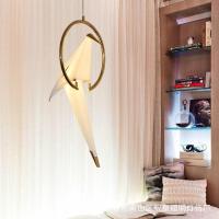 ราคา โคมระย้านกกระเรียนกระดาษมีเอกลักษณ์เฉพาะตัวโคมระย้านกในห้องนั่งเล่นสไตล์นอร์ดิกโพสต์โมเดิร์นโคมไฟระย้ารูปนกในห้องนอน Cre (24874968924)