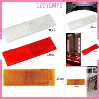 ราคา [Lzdyqmy3] 10x สติกเกอร์สะท้อนแสงแผ่นสะท้อนแสงใช้งานง่ายเทปสะท้อนแสงรูปลอกแผงสะท้อนแสงสําหรับรถบรรทุกสินค้ารถพ่วงจักรยาน (50601424705)