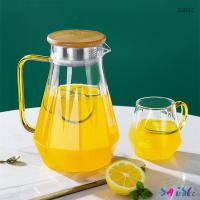 ราคา แก้วเพชรกาต้มน้ําเย็นโปร่งใสบ้าน Carafe กาน้ําชาแก้ว Borosilicate ทนความร้อนเหยือกน้ําเหยือกเหยือกหม้อกาแฟ (27227481512)