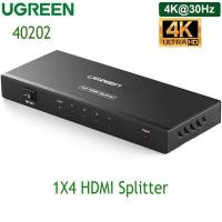 ราคา UGREEN รุ่น 40202 Amplifier Splitter 1x4 เข้า 1 ออก 4 จอ Full HD รองรับ 4K (57052785678)