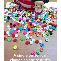 ราคา กระดุม กลมแบน สีขาว สีดำ คละสี หลายขนาด ใช้สำหรับงาน ตัดเย็บ ตกแต่ง button for SEW สินค้าพร้อมส่งจากไทย (47451869661)