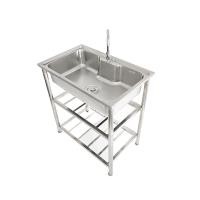 ราคา อ่างล้างจาน 1 หลุม แบบขาตั้ง Tecnostar รุ่น TNS STT 80 1B ขนาด 80 ซม. ลึก 19 ซม. (41357166905)