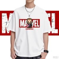 ราคา เสื้อยืดมาร์เวลลายกัปตันอเมริกา ลิขสิทธิ์แท้ สกรีนชัด สไตล์โอเวอร์ไซส์ เสื้อคู่ใส่ได้ (42067201097)