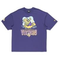ราคา New Era เสื้อยืดแขนสั้นรุ่น Minnesota Vikings Nfl Fun Graphic Purple Oversized Short Sleeve T-Shirt (42208788164)