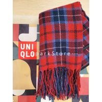 ราคา MERAH [ใหม่][ใหม่] Uniqlo Heattech Scarf Red Tartan (41405722476)