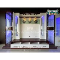 ราคา COTTUS-I : ตู้โฮมเธียร์เตอร์วางทีวี+ตู้โชว์ สไตล์วินเทจ สีเข้ม คอตทัส-1 (8689882177)