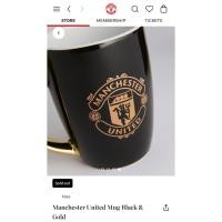 ราคา แก้วแมนยู Mug Black & Gold แมนเชสเตอร์ ยูไนเต็ด ลิขสิทธิ์แท้นำเข้าจากเมกะสโตร์ (49951658795)