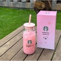 ราคา Ins Starbucks ถ้วยน้ํา Starbucks ถ้วยฟาง Starbucks 2025 ใหม่ดอกซากุระสีชมพูสาวหัวใจถ้วยฟางถ้วยกาแฟทนความร้อน (52702978830)
