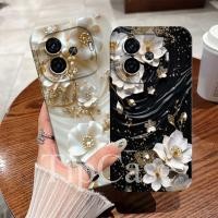 ราคา ซิลิโคนสําหรับ Vivo Iqoo Z9 - Iqoo Z9 Turbo 5G / Iqoo Z7X / Iqoo Z7 Case Protect Camera Flower Motif (25996554212)