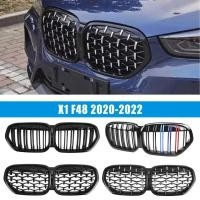 ราคา รถปรับแต่งด้านหน้า Gloss Black Kidney Diamond Grille สําหรับ BMW X1 F48 2020 2021 2022 SUV sDrive18i sDrive20i xDrive20i (49901223430)