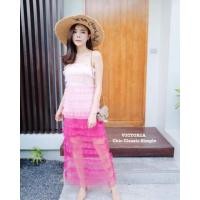 ราคา เดรสขนมชั้น งานป้าย Victoria (9899435026)