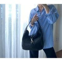 ราคา Dooney & Bourke กระเป๋ากุ๊ยเป็ดวินเทจ หนังแท้สีดํา - มือสอง (42358809604)