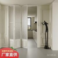 ราคา Retro French Titanium Magnesium ระเบียงพับประตูห้องน้ําห้องครัวห้องนั่งเล่นชั้นรางอลูมิเนียมประตูกระจกเปิดประเภทไม่มี PAT (46650792939)