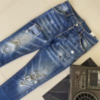 ราคา Dsquared2 กางเกงยีน แบบขาดๆ (25624364393)
