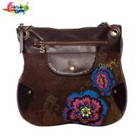 ราคา ♎ 【Hot Sale】Original 100% Desiguals Women\'S Fashionable Exaggerated Red Flower Design Hand Inc (25027721430)