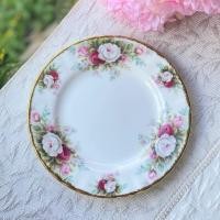 ราคา *มีตำหนิ* จานขนม Royal Albert "Celebration" 6" Cake Plate Bone China Made in England - First Quality จานขนม จานสวย ชา (15107095991)