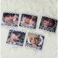 ราคา *ราคาต่อชิ้น* สติกเกอร์ไอดอลเกาหลี ทีเร้ก txt kpop purikura สไตล์ญี่ปุ่น กากเพชร (15597398636)