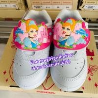 ราคา รองเท้าอนุบาลสีขาวเด็กผู้หญิง รองเท้านักเรียนผ้าใบอนุบาลหญิง เบอร์26 (26629471379)