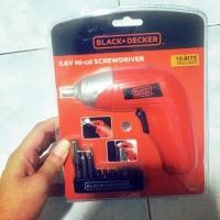 ราคา Black + Decker ไขควงไฟฟ้า 3.6 โวลต์ รุ่น KC3610 (1253078055)