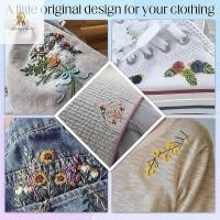 ราคา Pengatao12 รูปแบบเย็บปักถักร้อยโคลงที่ละลายน้ําได้, ติดและตะเข็บปักกระดาษล้างออกไป, ดอกไม้ดอกไม้เดซี่ผีเสื้อออกแบบใหม่ (51602102363)