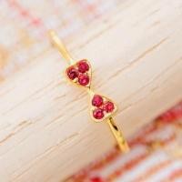 ราคา [PCPY Jewelry] แหวนพลอยแท้ สีแดงทับทิม ทองคำแท้9K (ทอง37.5%) [9KAR48] (21142810735)
