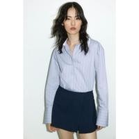 ราคา H&M(เอชแอนด์เอ็ม) เสื้อเชิ้ตผ้าป็อปลิน Women Poplin shirt 1270878_3 (40560691497)