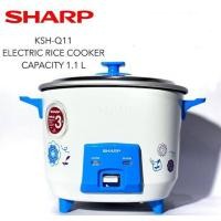 ราคา SHARP หม้อหุงข้าว 1.1 ลิตร รุ่น KSH-Q11 คละสี (26055961522)