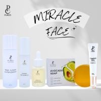 ราคา เพียวเรโอ Miracle Face เซรั่ม มอยเจอร์ไรเซอร์ เอสเซนส์น้ำตบ ครีมกันแดด สบู่อโวคาโด้ (28619519684)