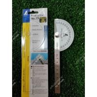 ราคา จานวัดองศา Protractor สแตนเลส ยี่ห้อ SHINWA (20841314984)