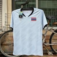 ราคา เสื้อกีฬาทีมชาติ FBT คอวี คอเย็บปกเสริม พิมพ์ลาย ผ้ามัน ลื่น B2A222 (26027534619)