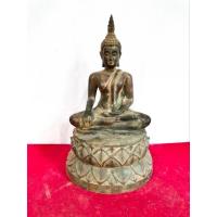 ราคา พระพุทธสิหิงค์ ศิลปะสุโขทัย ปางมารวิชัย เนื้อสำริด หน้าตัก5นิ้ว (19894157523)