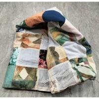ราคา งานมือสอง ผ้าต่อผืนใหญ่ Patchwork Quilt เย็บจักรนะคะ (25714066766)