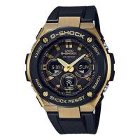 ราคา Casio G-Shock นาฬิกาข้อมือผู้ชาย สายเรซิ่น รุ่น GST-S300,GST-S300G,GST-S300G-1A9 - สีดำ/ทอง (432896539)