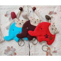 ราคา key cover ที่เก็บกุญแจ งานผ้า ช้าง (19754677755)