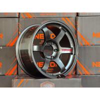 ราคา ล้อแม็กซ์ TE37 R18 กว้าง9 นิ้ว ET0 ก้านยกสีเทากันเข้ม เลเซอร์แดง คุณภาพดีรับประกัน3ปี (26988816962)