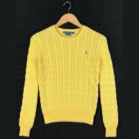 ราคา เสื้อ Polo Ralph Lauren sweater cable knit มือสองของแท้ (25024990235)